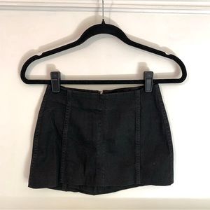 Wild Fable Black Stretch Denim Mini Skirt sz 0